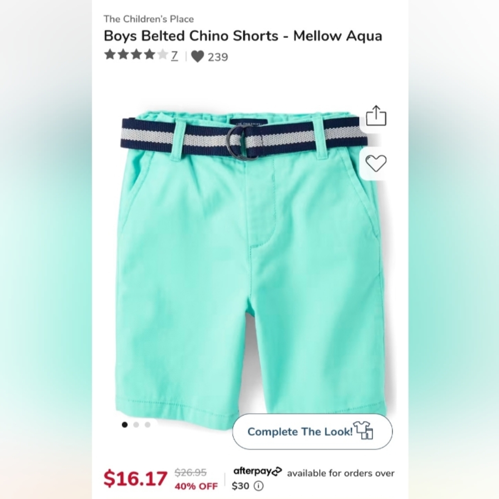 Childrens Place Boys Shorts
